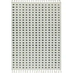 Tapis moderne à franges DOTTY 200x290 cm