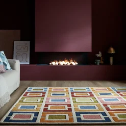 Tapis moderne en laine tufté main PICTO 200x290 cm