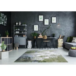 Tapis moderne pour salon abstrait multicolore Lyme 190x133 CM - Multicolore