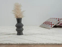 Tapis moderne shaggy entretien facile - Crème - 200 x 290 cm - Bahar Shaggy