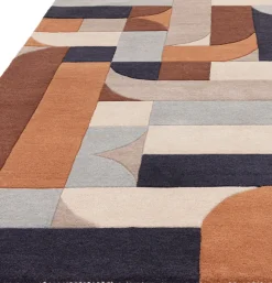 Tapis moderne tufté main en laine JINGA 160x230 cm