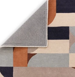Tapis moderne tufté main en laine JINGA 160x230 cm