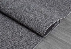 Tapis moderne uni anti-salissures, Anthracite, 240 x 340 cm - NATAL