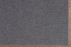 Tapis moderne uni anti-salissures, Anthracite, 240 x 340 cm - NATAL