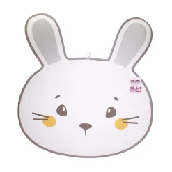 Tapis Mousse Enfant "Lapin" 75x80cm Blanc