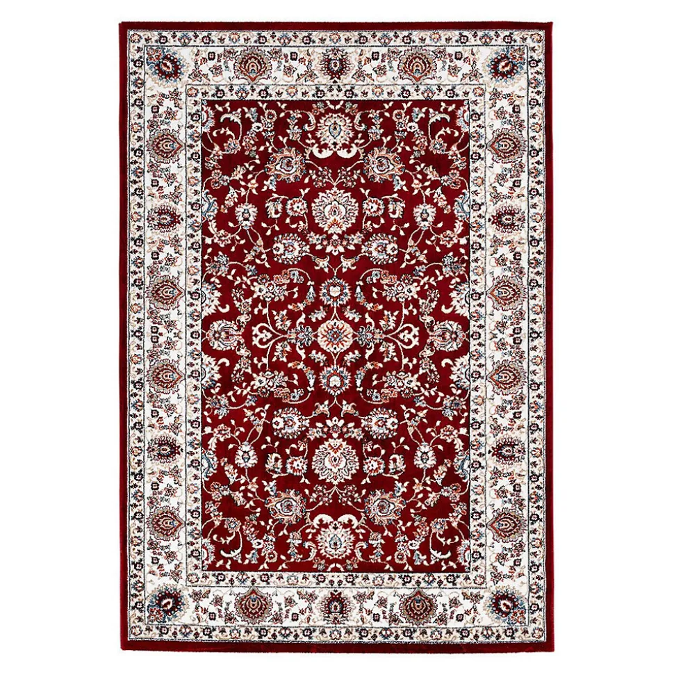Tapis oriental en polyester Aksan 170x120 CM - Rouge