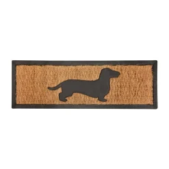 Tapis paillasson en coco 75x25 cm Chien