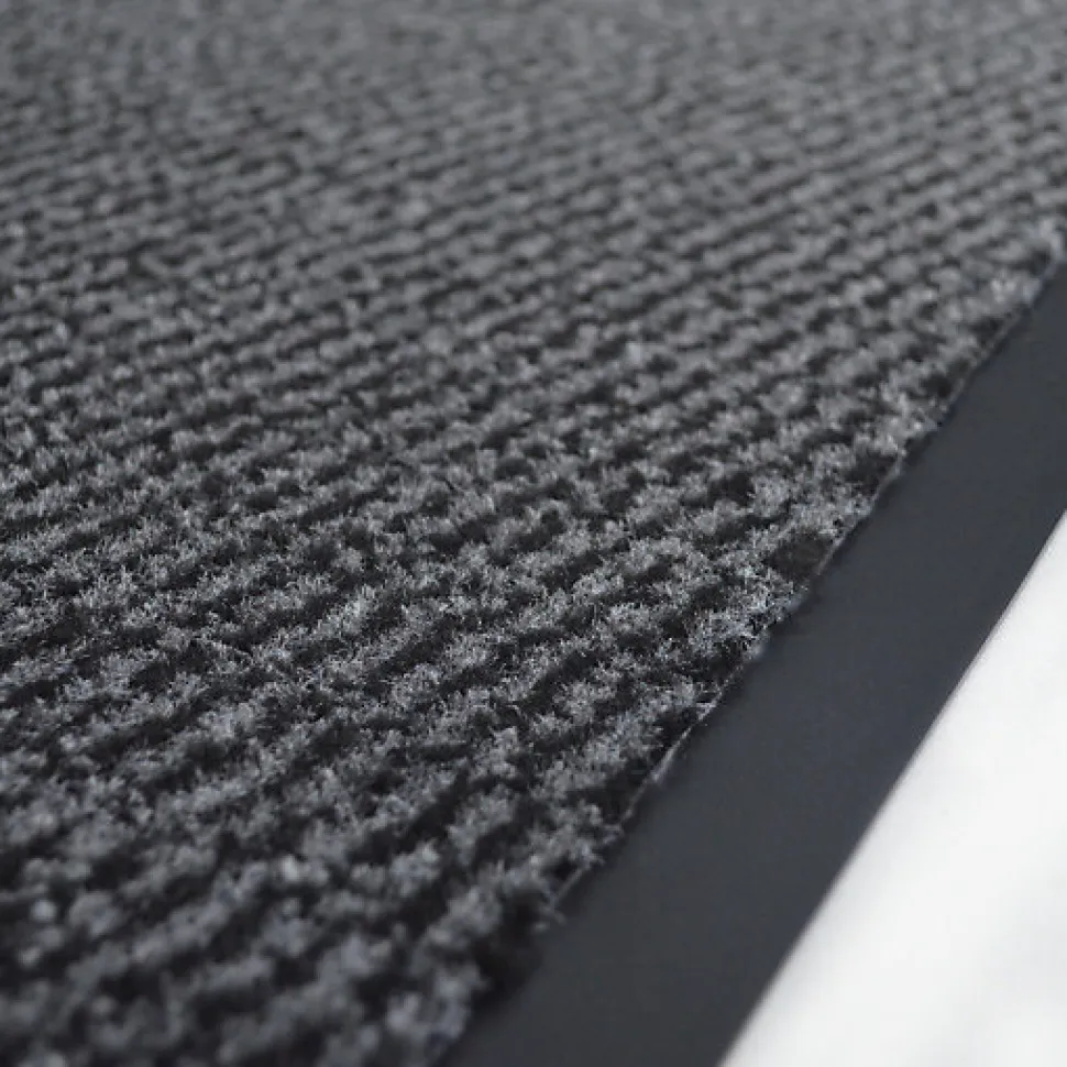 Tapis paillasson pour porte d'entrée - Anthracite - 60 x 90 cm