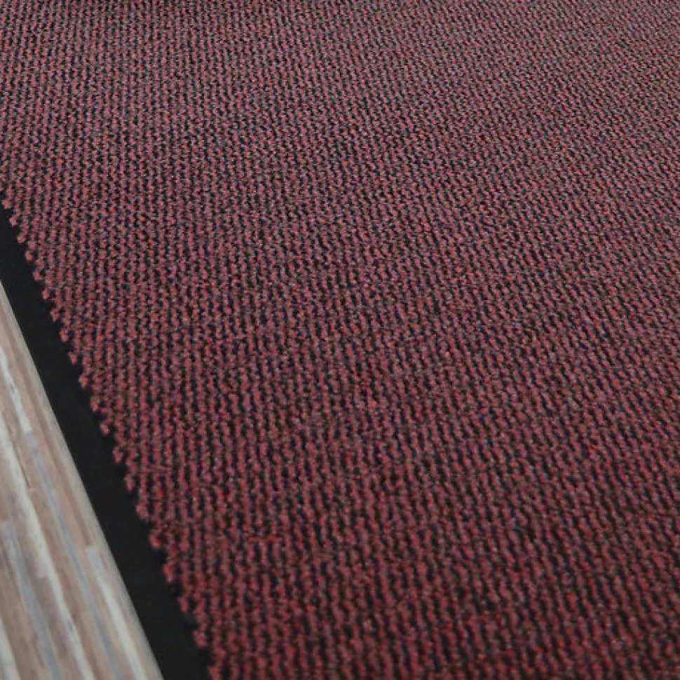Tapis paillasson pour porte d'entrée - Rouge - 80 x 120 cm