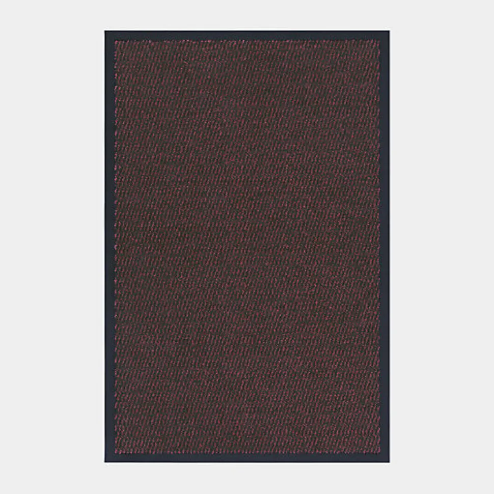 Tapis paillasson pour porte d'entrée - Rouge - 80 x 120 cm