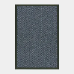 Tapis paillasson pour porte d'entrée - Bleu - 80 x 120 cm