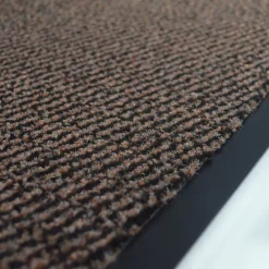 Tapis paillasson pour porte d'entrée - Marron - 80 x 120 cm