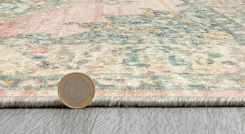 Tapis Palma extérieur Oriental, Rose, 80 x 300 cm