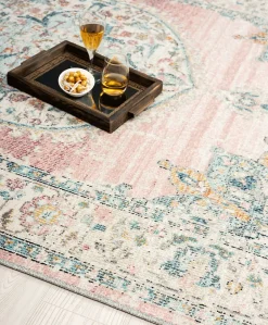Tapis Palma extérieur Oriental, Rose, 120 x 170 cm
