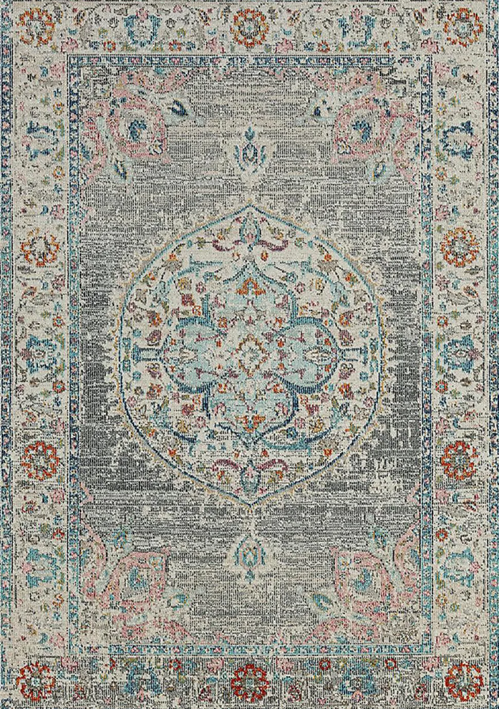 Tapis Palma extérieur Oriental, Gris, 80 x 150 cm