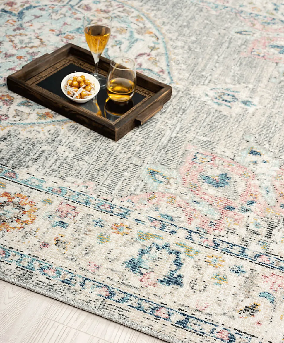 Tapis Palma extérieur Oriental, Gris, 80 x 150 cm