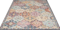 Tapis Palma extérieur Ornement, Multi, 80 x 150 cm