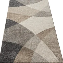 Tapis Pearl moderne salon moderne contour, Beige, 120 x 160 cm