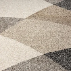 Tapis Pearl moderne salon moderne contour, Beige, 120 x 160 cm
