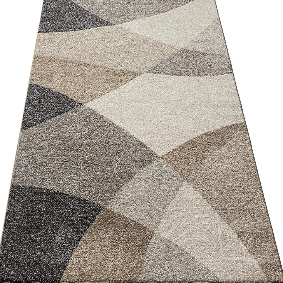 Tapis Pearl moderne salon moderne contour, Beige, 200 x 280 cm