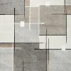 Tapis Pearl moderne salon découpe contour, Beige, 80 x 140 cm