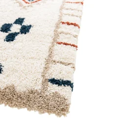 Tapis pelucheux tissé Manzo GoodHome L. 120cm x l. 170cm multicolore