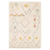 Tapis pelucheux tissé Manzo GoodHome L. 160cm x l. 230cm multicolore