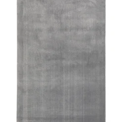 Tapis poil ras Diablo L. 120 x l. 170 x ep. 1,5 cm gris GoodHome