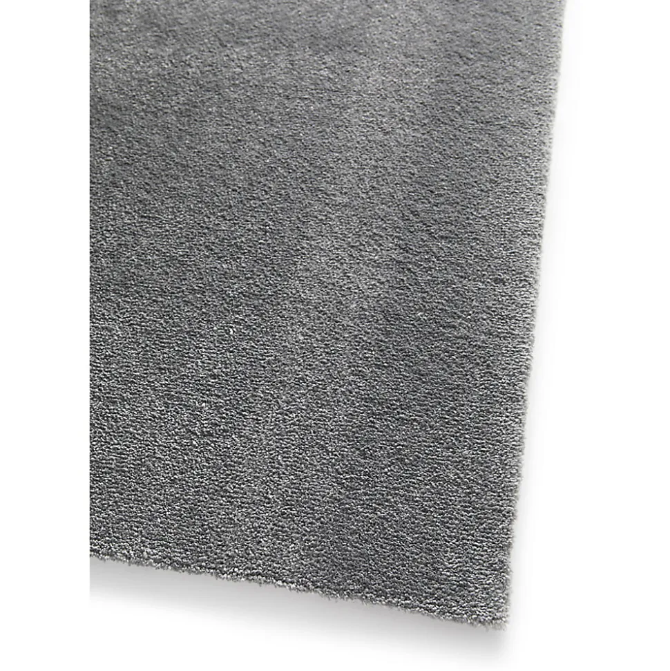 Tapis poil ras Diablo L. 120 x l. 170 x ep. 1,5 cm gris GoodHome