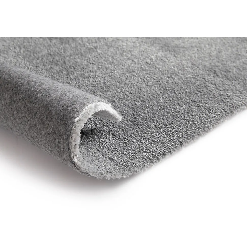 Tapis poil ras Diablo L. 120 x l. 170 x ep. 1,5 cm gris GoodHome