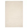Tapis poils longs arche Wapiti GoodHome L. 200cm x l. 290cm blanc