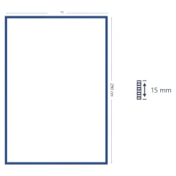Tapis poils longs arche Wapiti GoodHome L. 200cm x l. 290cm blanc