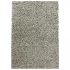 Tapis poils longs shaggy tissé motif uni UNI I, Beige