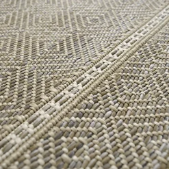 Tapis Prisma Gris - Motif Losanges - 120 x 170 cm