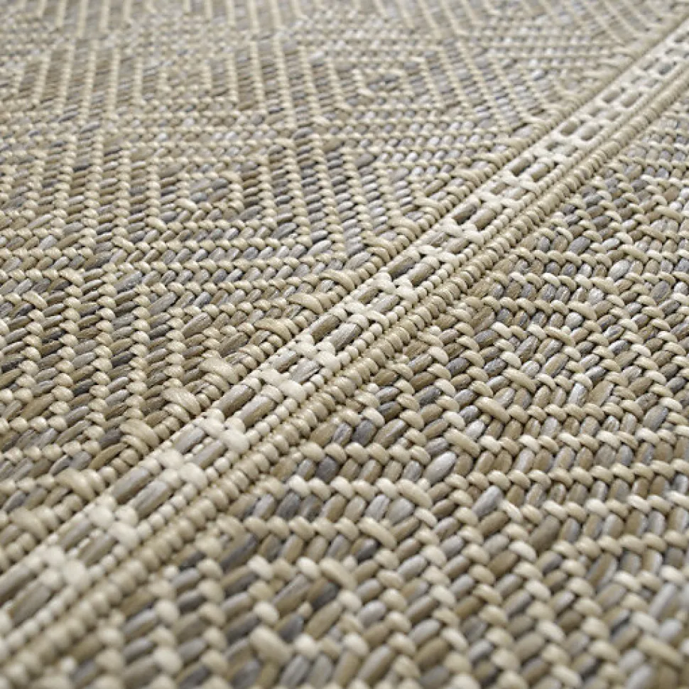 Tapis Prisma Gris - Motif Losanges - 120 x 170 cm