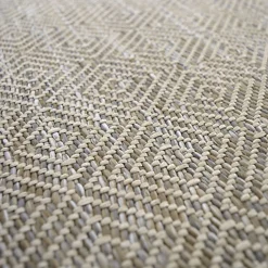 Tapis Prisma Gris - Motif Losanges - 120 x 170 cm