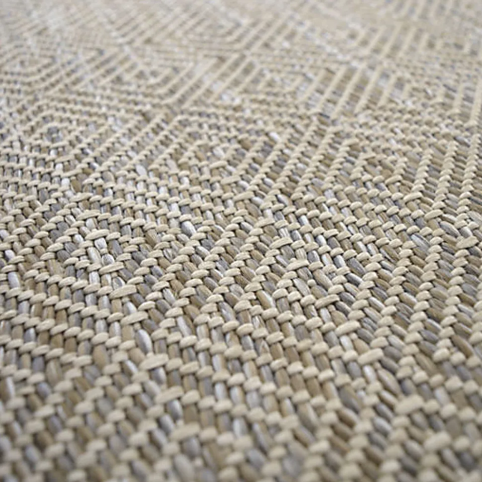 Tapis Prisma Gris - Motif Losanges - 120 x 170 cm