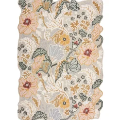 Tapis pure laine floral ZINNIA 120x170 cm