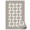 Tapis PVC Tulup 150x225 cm Facile d'entretien Étoiles à huit branches