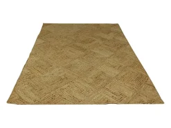 Tapis rectangle 100% jute tressé - 200 x 290 cm - Naturel - DAYA