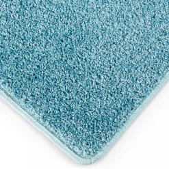 Tapis rectangulaire en polypropylène 200x290 cm bleu Oviala