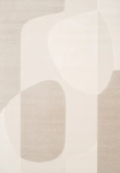 Tapis rectangulaire formes géométriques Brera beige L.230 x l.160 cm Balta