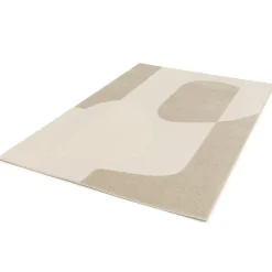Tapis rectangulaire formes géométriques Brera beige L.230 x l.160 cm Balta