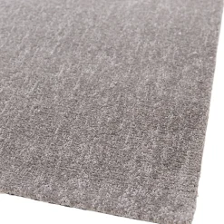 Tapis rectangulaire gris 170 x 120 cm effet viscose GoodHome Yoroo