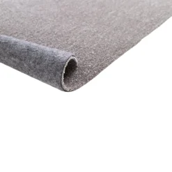 Tapis rectangulaire gris 230 x 160 cm effet viscose GoodHome Yoroo