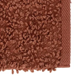 Tapis rectangulaire Soana bouclette 60x90cm- Rouge- Atmosphera
