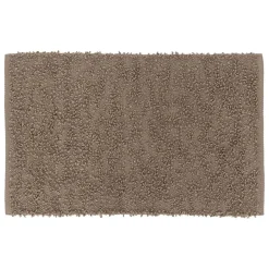 Tapis rectangulaire Soana bouclette 60x90cm- Taupe- Atmosphera