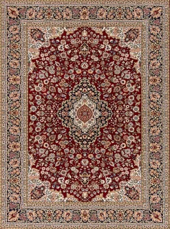 Tapis rectangulaire style oriental Persan rouge L.170 x l.120 cm Balta