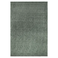 Tapis rectangulaire vert kaki 230 x 160 cm effet viscose GoodHome Yoroo