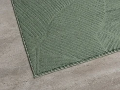 Tapis Rio salon antidérapant feuilles, Forêt, 140 x 200 cm